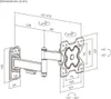 Value VALUE TV Monitor Arm, Wall Mount, < 81cm, < Anteprima dell’immagine prodotto 2