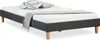 Homestyle4u Polsterbett 120 x 200 cm Grau Doppelbett Produktbild-Vorschau 2