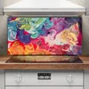 Coloray Küchenrückwand 100x50 Spritzschutz aus Glas - Farbe Produktbild-Vorschau 2