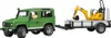 bruder Land Rover Defender  mit Mini-Bagger , Maßstab 1:16 Produktbild-Vorschau 29