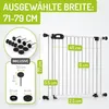 Bomi Treppenschutzgitter ohne Bohren, 71-79 cm, flacher Produktbild-Vorschau 2