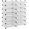 vidaXL Schuhregal Transparent 94,5x36,5x106 cm PP -  Produktbild-Vorschau 7