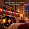 7M Bunt LED Lichterketten Innen Außen, Weihnachten Deko Produktbild-Vorschau 6