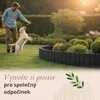 Floranica dřevěný obrubník záhonu 10 x 200 cm antracitový,  Náhled obrázku produktu 6