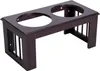 Rutschfeste Hunde-Futterstation Grau 58,4x30,5x25,4cm 2L Produktbild-Vorschau 7