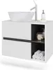 A modern bathroom vanity with a vessel sink and faucet. Náhled obrázku produktu