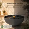 Solar Brunnen Set inkl. Akku - 45 cm Schale in rosa Produktbild-Vorschau 6