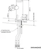 A technical drawing of a faucet with dimensions and installation details. Produktbild-Vorschau