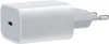 A white USB-C power adapter with European plug prongs. Produktbild-Vorschau