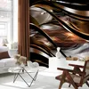 Vlies Fototapete - Amber storm 150x105 cm Abstrakt Produktbild-Vorschau 1