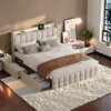 Łóżko tapicerowane ProximaX 160x200 cm z USB i gniazdkami, Podgląd zdjęcia produktu 8