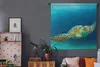 MuchoWow® Wandteppich Wandbehang Nahaufnahme einer Grünen Produktbild-Vorschau 5