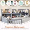ProximaX Kinderbett 140x200 cm Grau Massivholz mit Produktbild-Vorschau 8