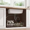 Underside of a kitchen sink showing plumbing and storage space, with marketing text. Podgląd zdjęcia produktu
