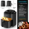 Arendo heteluchtfriteuse Mini, 2,5 liter, 1000 W, friteuse Productafbeelding-voorbeeld 2
