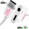 2 in 1 Audio 3,5 mm Miniklinke Kopfhörer Adapter USB Type C Produktbild-Vorschau 1