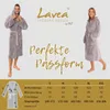 Lavea® Bademantel Damen & Herren, Uni Morgenmantel mit Produktbild-Vorschau 4