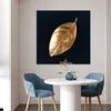 MuchoWow® Poster Blätter - Schwarz und Gold - Luxus - Natur Produktbild-Vorschau 5