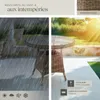 Table de jardin en rotin d'aluminium avec plateau en verre Voir les images du produit 7
