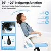 Bürostuhl ergonomisch mit Mesh-Rückenlehne, 90° klappbare Produktbild-Vorschau 5