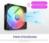 NZXT F120 RGB Core Computer case Fan 12 cm Black 1 pc(s) Anteprima dell’immagine prodotto 6