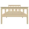vidaXL Lit en bois massif Pin clair 100x200 cm Voir les images du produit 2