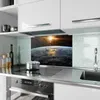 Küchenrückwand Spritzschutz Glas mit Motiv Sonnenaufgang Produktbild-Vorschau 2