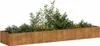 vidaXL Pflanzkübel Rostig 360x80x40 cm Wetterfester Stahl Produktbild-Vorschau 2