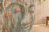 riess-ambiente Imposanter XXL Kopf BUDDHA 110cm kupfer grün Produktbild-Vorschau 3