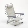 Chaise longue de plage Pliable avec accoudoirs en aluminium Voir les images du produit 1