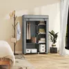 Stoffschrank 1 Kleiderstange 6 Regale Vlies-Bezug Produktbild-Vorschau 9