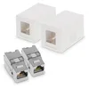 kwmobile 2x wandmontage netwerkstopcontact met 2x Productafbeelding-voorbeeld 5