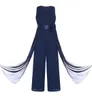 Festlicher Mädchen Jumpsuit ärmellos mit Gürtel – eleganter Produktbild-Vorschau 3