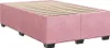 vidaXL Boxspringbett mit Matratze Rosa 120x200 cm Samt Produktbild-Vorschau 5