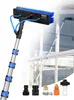 Brosse de lavage télescopique avec manche télescopique 9m Voir les images du produit 1