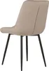 BELIANI Esszimmerstuhl 2er Set Taupe Samtstoff mit Produktbild-Vorschau 6