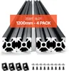 VEVOR 4-teiliges Aluminiumprofil-Set 1200 mm T-Profil 2020 Produktbild-Vorschau 1