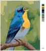 Zuty - Malen nach Zahlen - BLAUER VÖGELCHEN (MYROSLAVA Produktbild-Vorschau 3