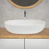 LuxeBath Waschbecken Aufsatzwaschbecken Oval, 60x42x14,5 Produktbild-Vorschau 4