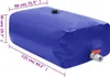 vidaXL Nádrž na vodu s kohoutkem Skládací 500 L PVC Náhled obrázku produktu 6
