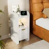 REMZETTA, juego de 2 mesitas de noche con iluminación LED, Vista previa de la imagen del producto 9