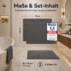 Komfortec Badvorleger Set 2 Teilig, Waschbar Duschmatte & Produktbild-Vorschau 3
