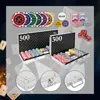 Set da poker Premium 500 fiches da 11,5 g con nucleo in Anteprima dell’immagine prodotto 5