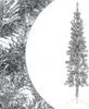 vidaXL Künstlicher Halb-Weihnachtsbaum mit Schnee Schlank Produktbild-Vorschau 15