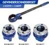 Gewindeschneider Set 6 Teilig Rohrschneider Schneidkluppen Produktbild-Vorschau 1