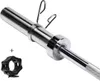 A close-up shot of a barbell with weight collars. Podgląd zdjęcia produktu