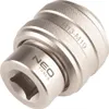 A close-up studio shot of a metal tool attachment. Produktbild-Vorschau