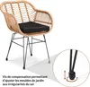 CASARIA® Lot de 2 Chaises Cuisine Design Vintage - Salon de Voir les images du produit 1