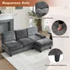 Merax Ecksofa L-Form 3-Sitzer mit Schlaffunktion, Produktbild-Vorschau 11