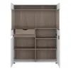 Wohnzimmer Möbel Set mit Beleuchtung in modernem Design, Produktbild-Vorschau 5